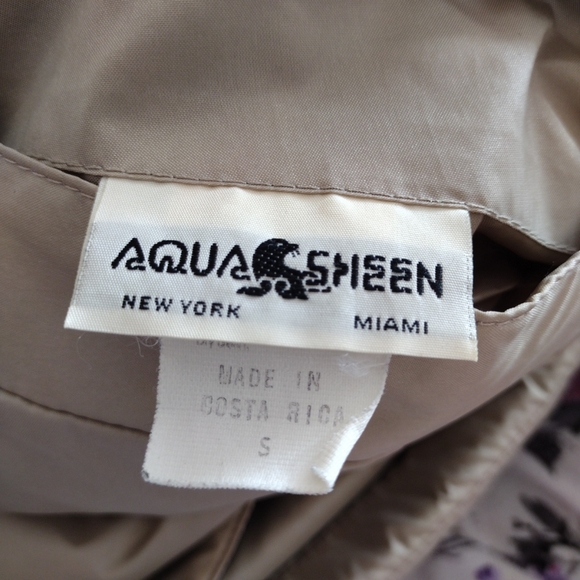 Long Reverseable Jacket Ladies Size S Black/Beige - Picture 8 of 9